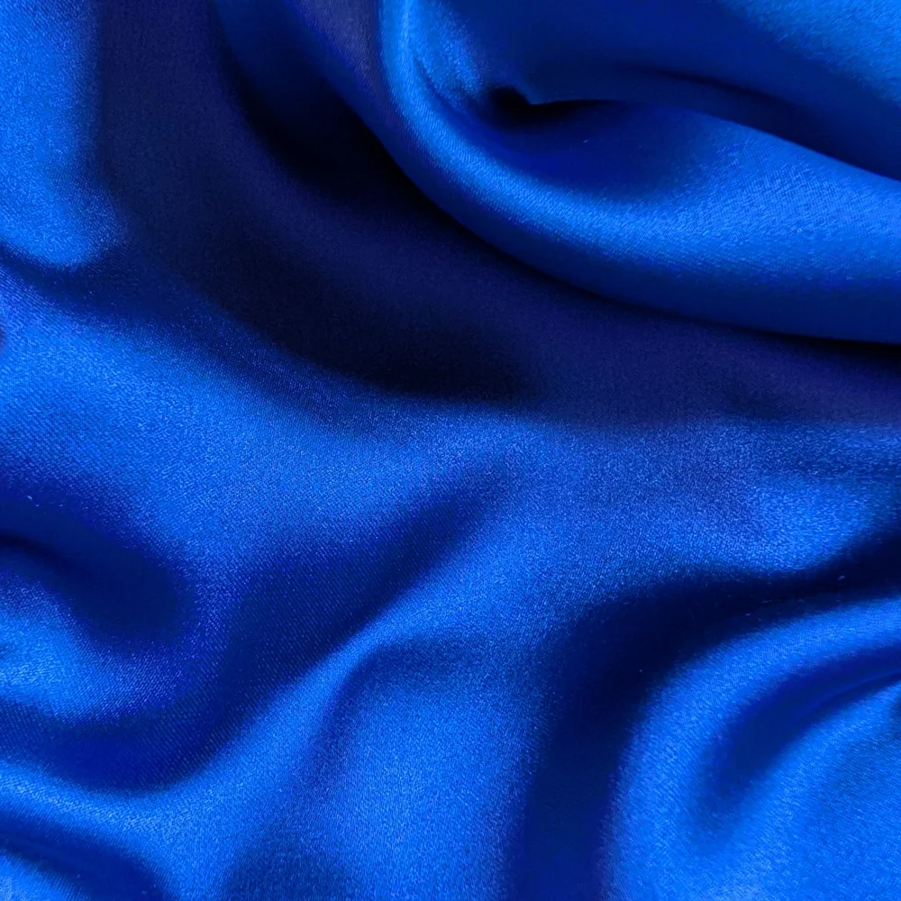 Rachel Zoe Royal Blue Satin Blouse - Picture 9 of 13